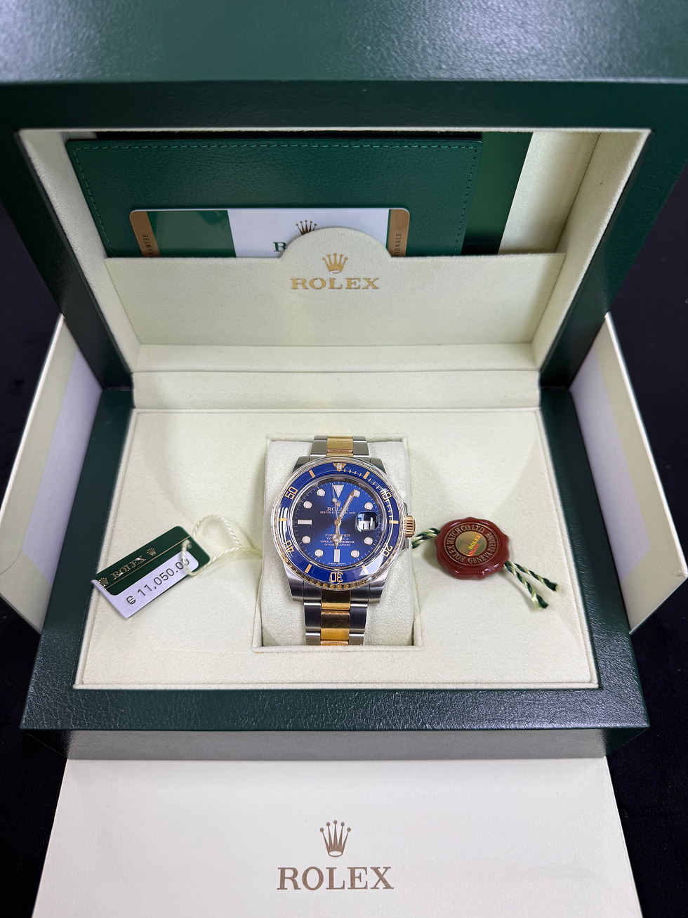 Thumbnail: Rolex "Bluesy" Submariner 116613LB - FULL SET