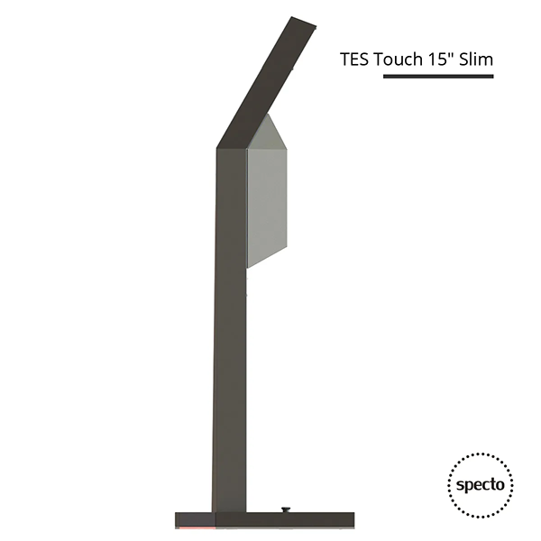 Lateral do TES Touch 15" Slim