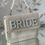 Thumbnail: Pearl Handle Straw Bag- Bride / Mrs