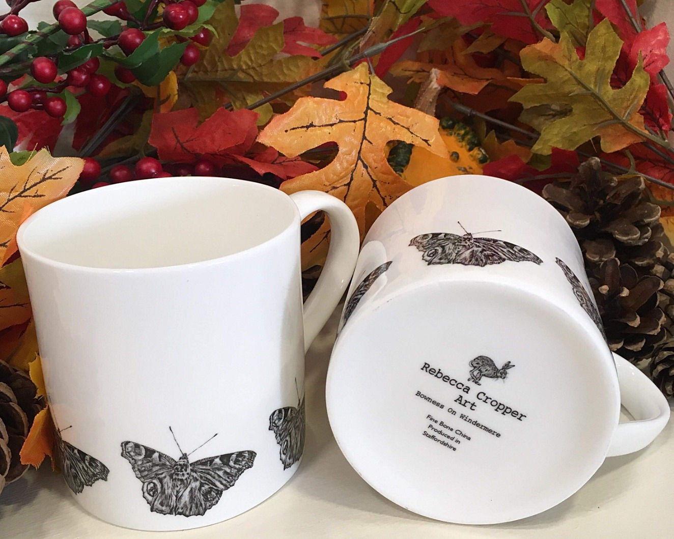 Balmoral Mug with Butterfly