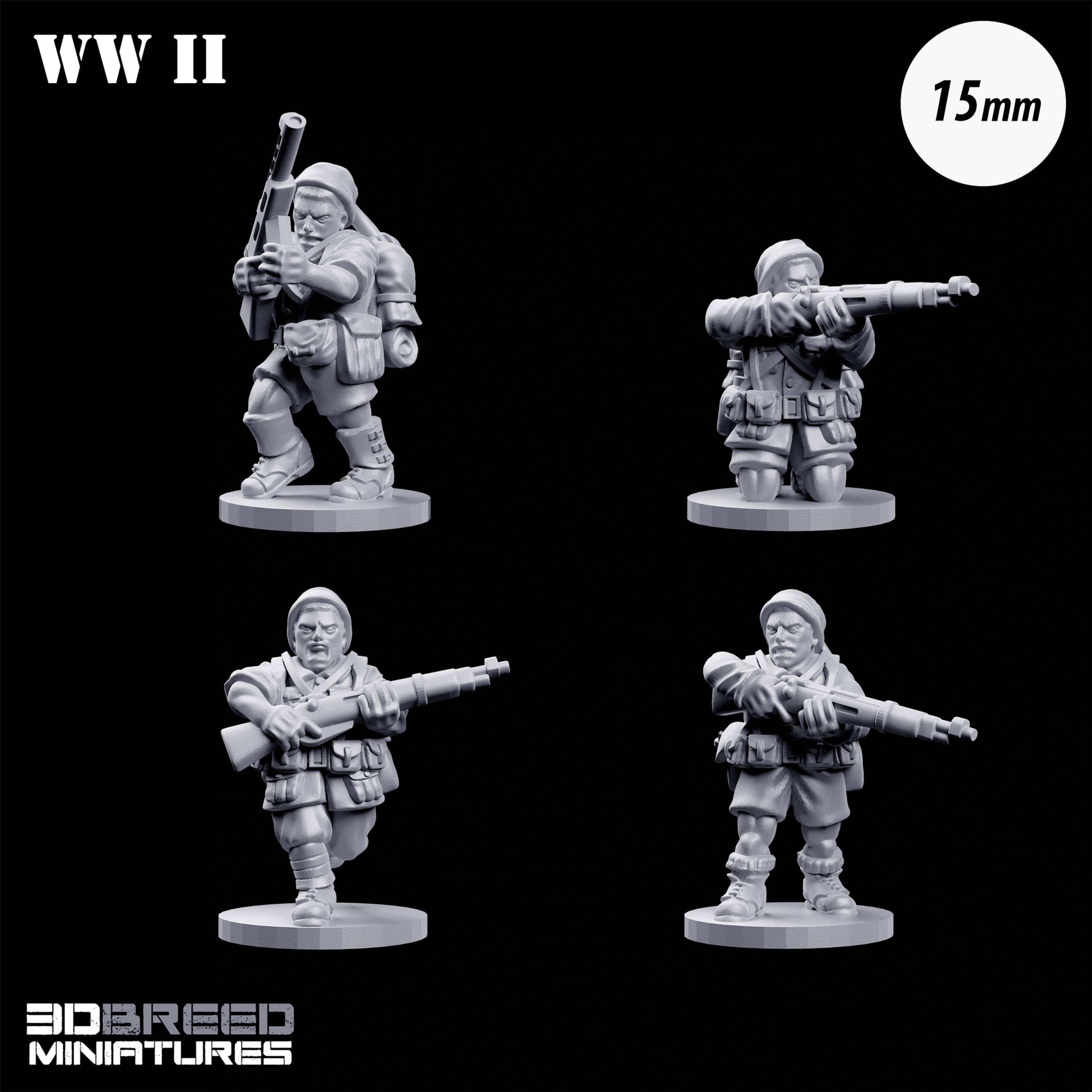 Black Shirt RIFEL & NCO SMG TEAM