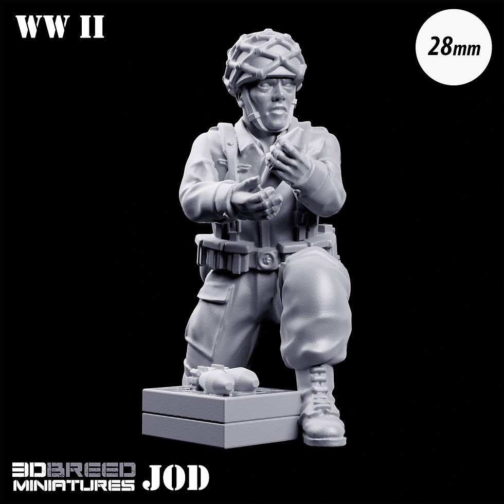 Thumbnail: 28mm German Fallschirmjäger Medium Mortar Teams