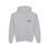 Thumbnail: Gray NOT HUMAN Hoodie with small logo