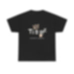 Black T-shirt, TisMz logo, crown design