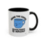 Drink the coffee mug, because murder is wrong