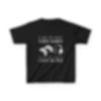 Black T-shirt: "A day without video games is like, just kidding, I have no idea."