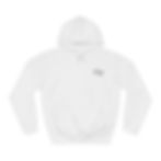 White NOT HUMAN Hoodie with small logo