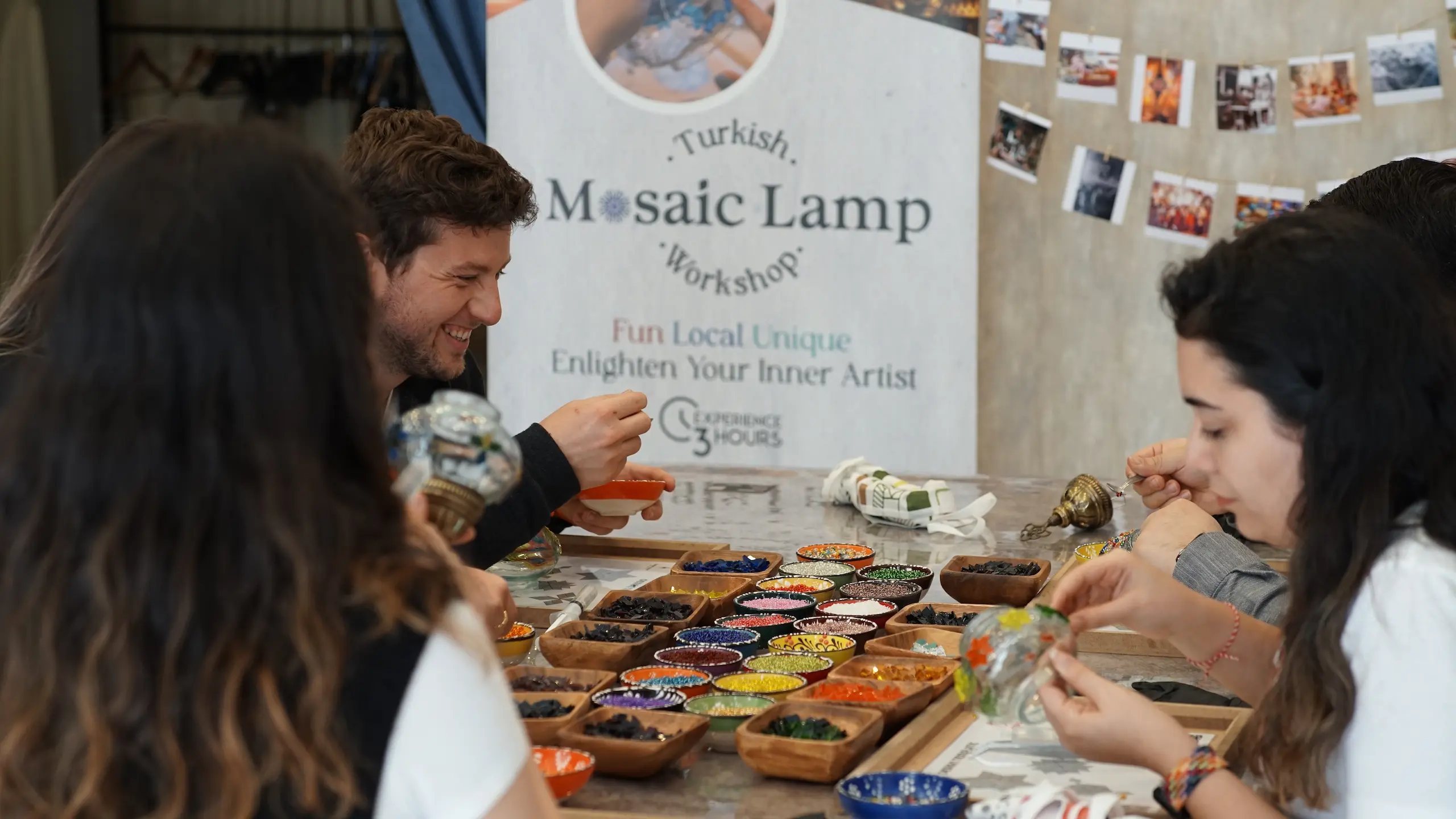 mosaic lamp workshops