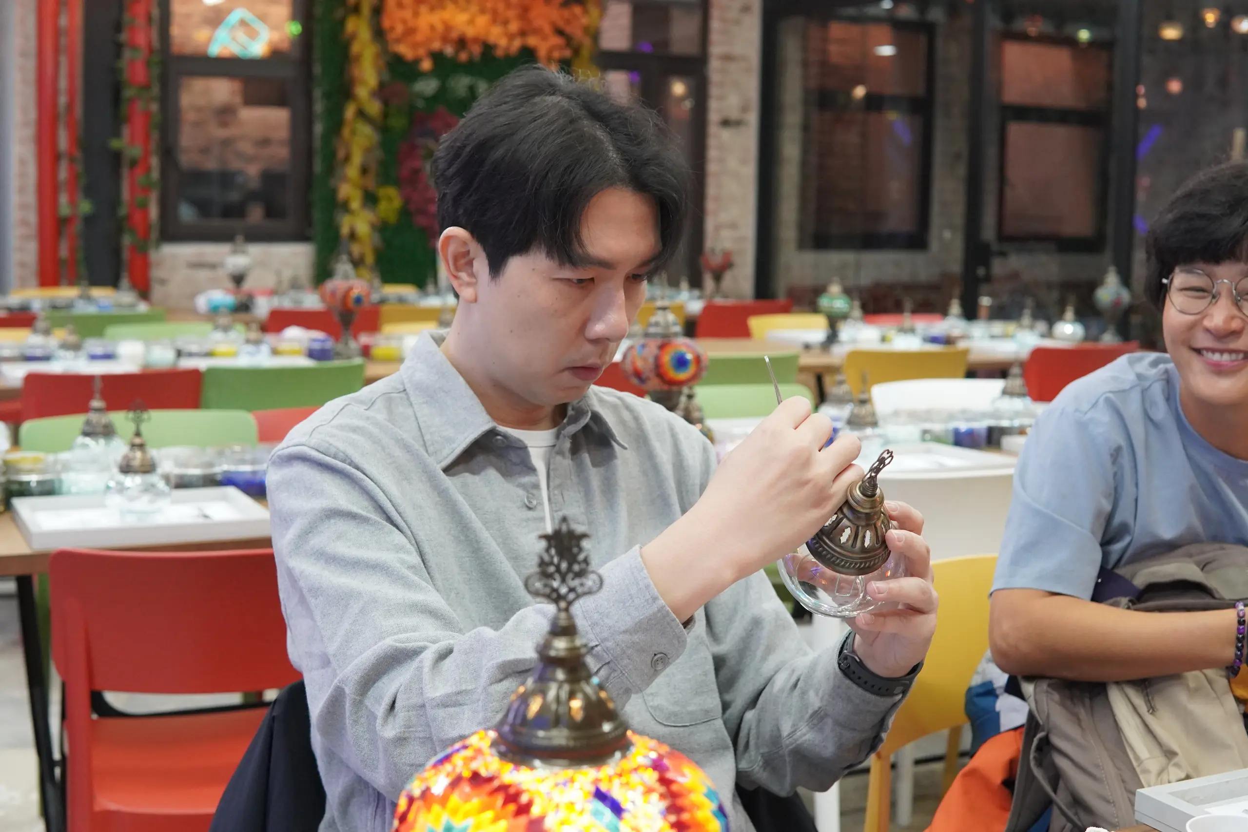 mosaic lamp workshop