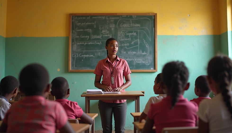 Het Inspirerende Verhaal van Elodiane, Leerkracht bij Kids New Creation school