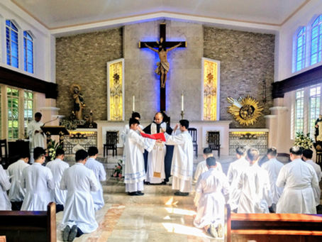 PHILIPPINES | Inauguration of fraternity of seminarians at the Immaculate Conception Major Seminary