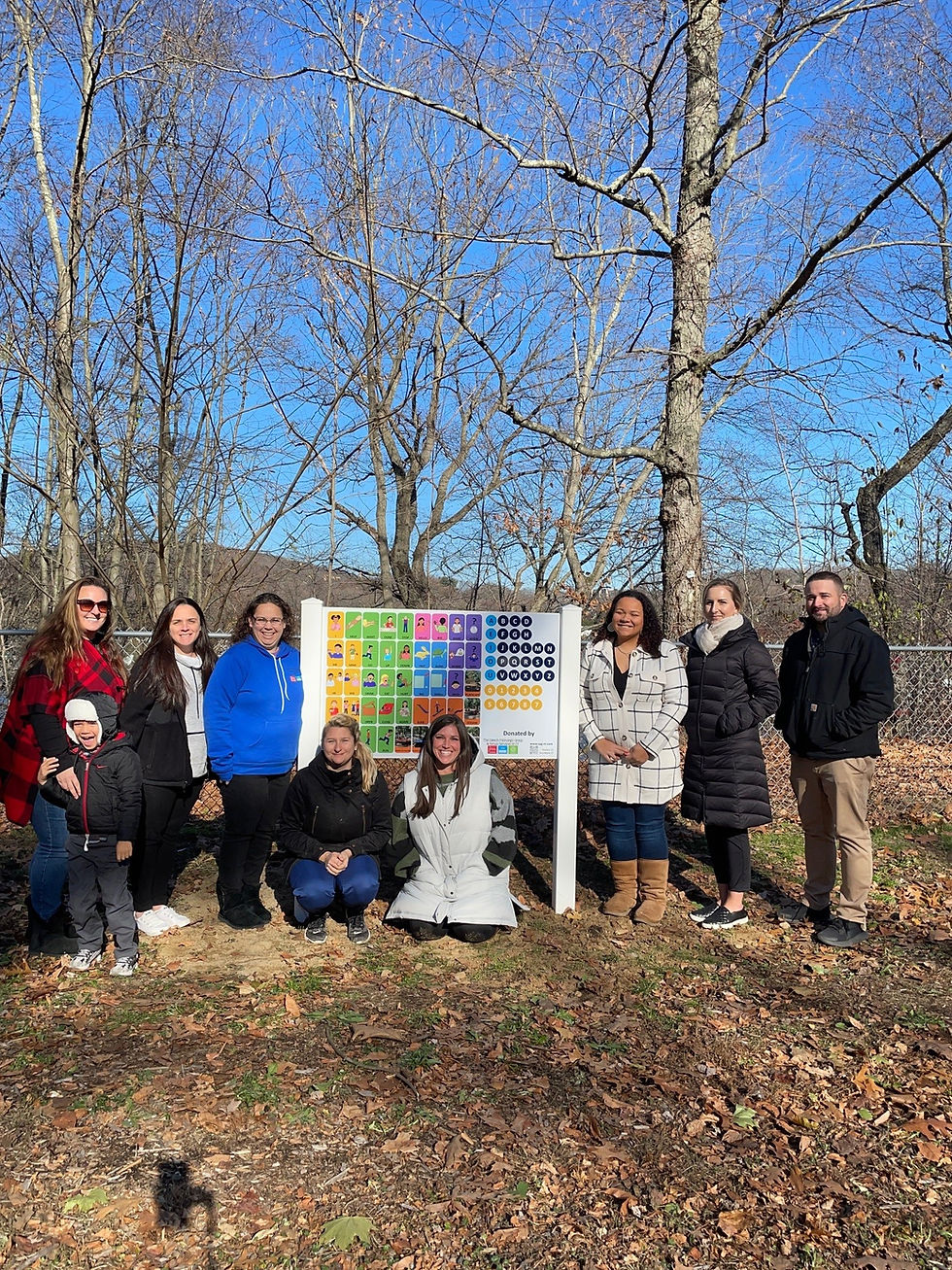 SPGCT installs our first AAC Playground Board