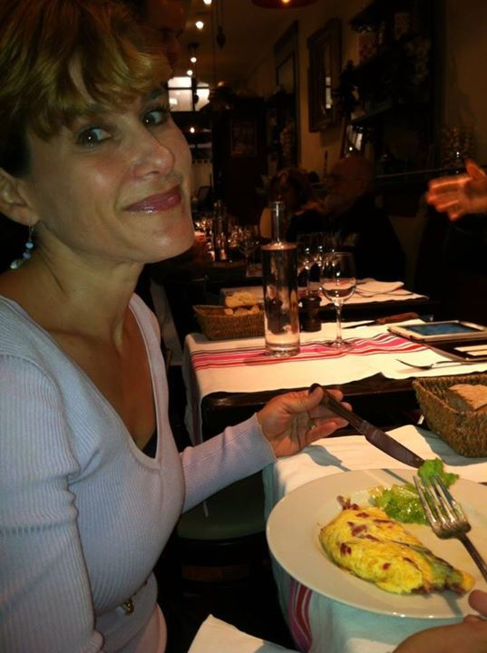 From our first night in a little French restaurant in Toulouse..
