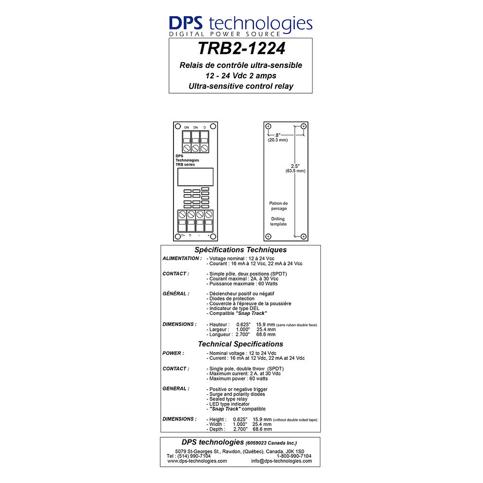 Thumbnail: TRB2-1224 Ultra-Sensitive Trigger Relay board