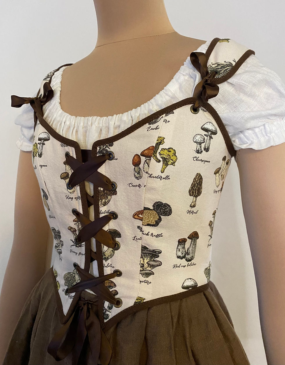 Thumbnail: Faire Bodice in Mushroom
