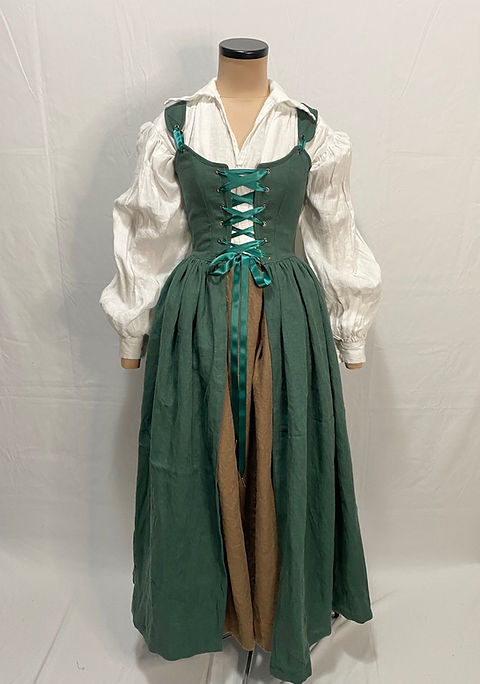 Faire Overdress in Emerald | EC Designs Faire Overdress in Emerald | EC Designs