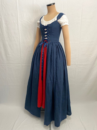 light blue winter formal dresses Green Peasant Dress XS