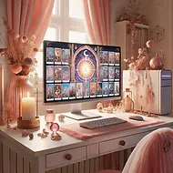 DALL·E 2024-10-01 13.03.29 - An ultra-realistic scene of a tarot training session in front