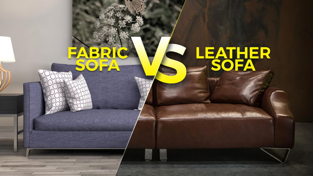 Fabric Sofa VS Leather Sofa