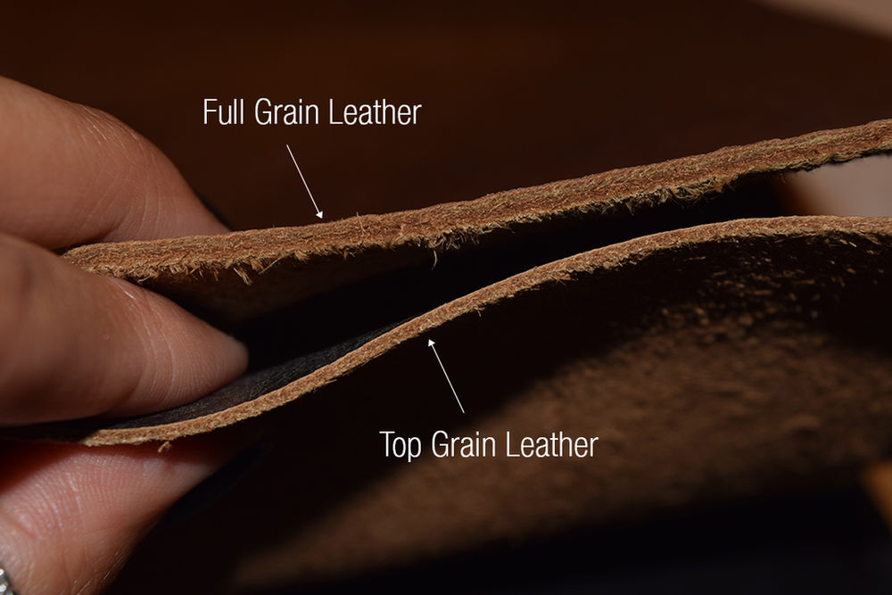 Fullgrain Aniline and SemiAniline Leather vs Top Grain Leather