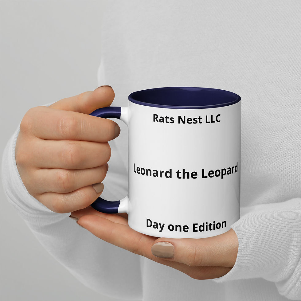 Miniatura: Day One Leonard the Leopard mug