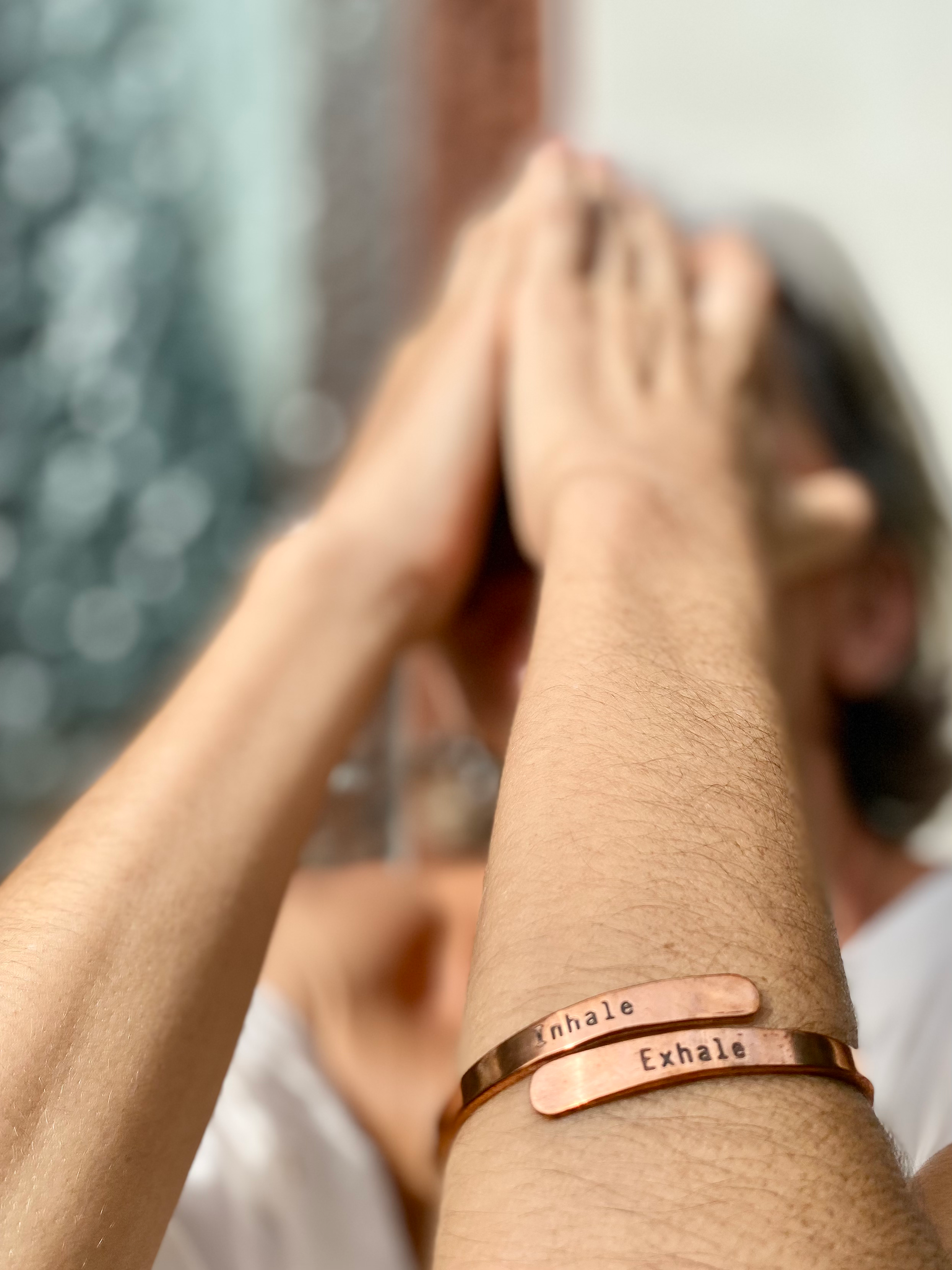 Bracelet Copper Inhale Exhale
