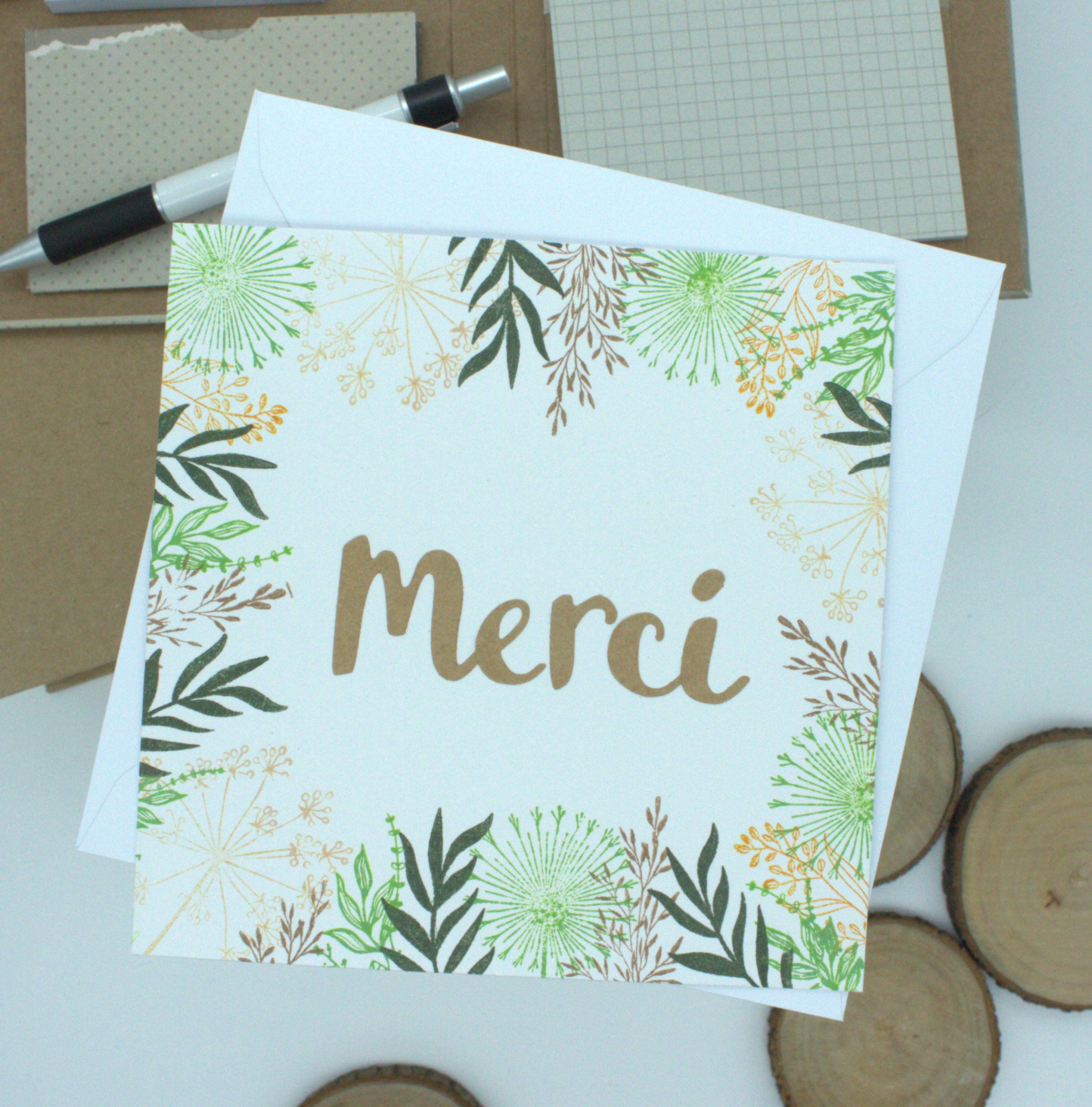 Carte "Merci"