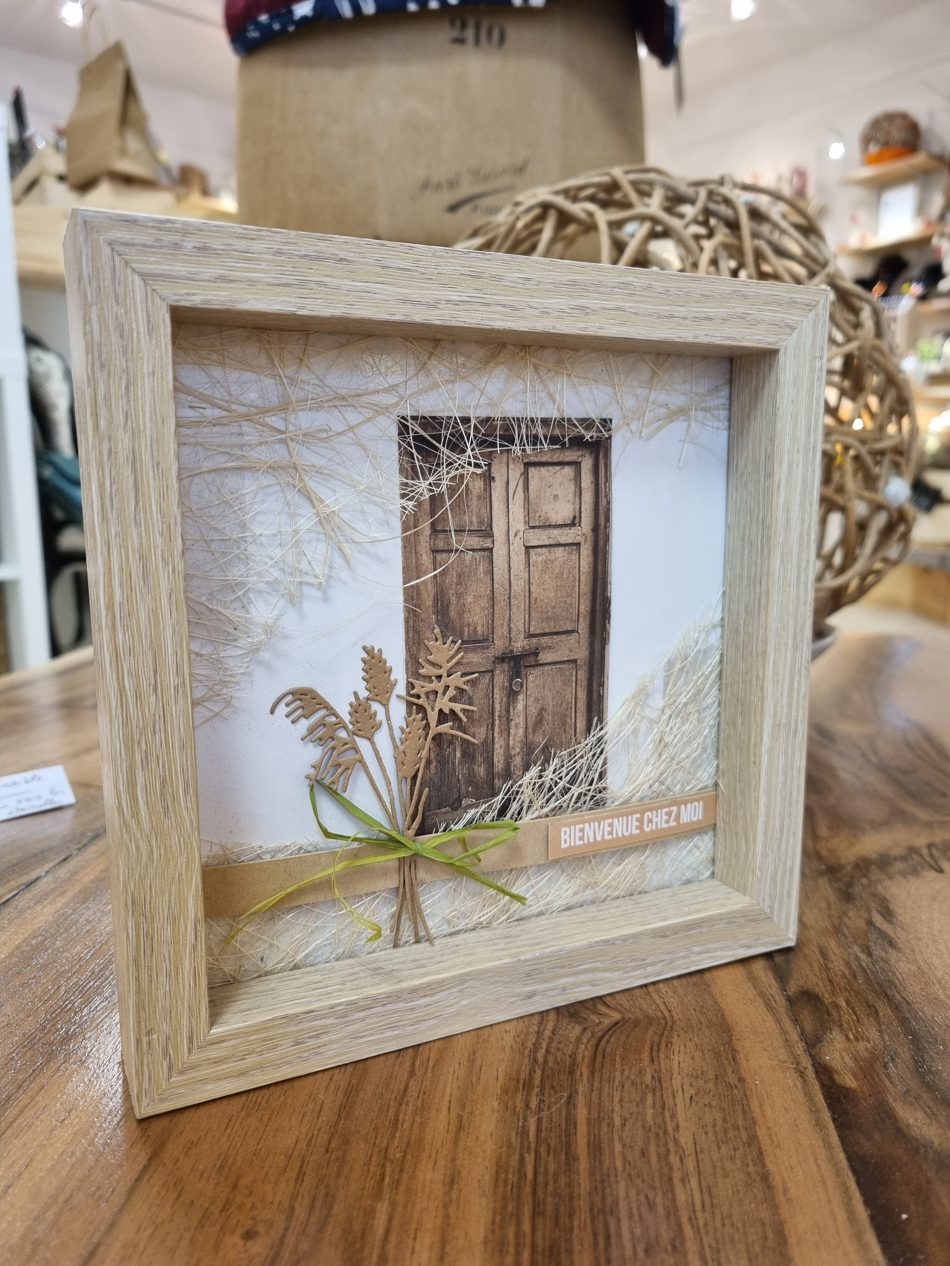 Cadre Bienvenue chez Moi