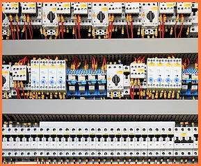 exemplo de quadro eletrico com muitos disjuntores