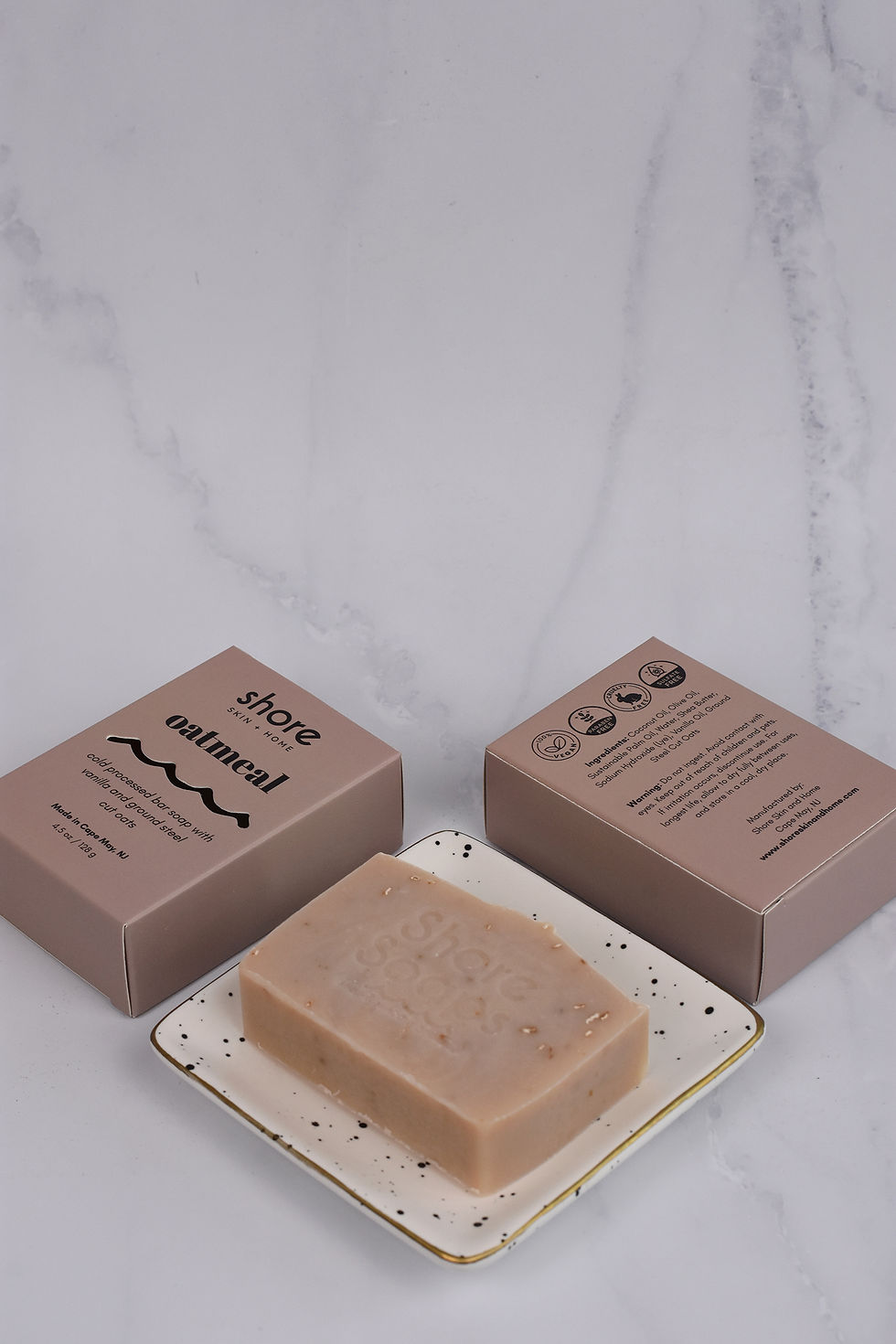Thumbnail: OATMEAL VANILLA BAR SOAP