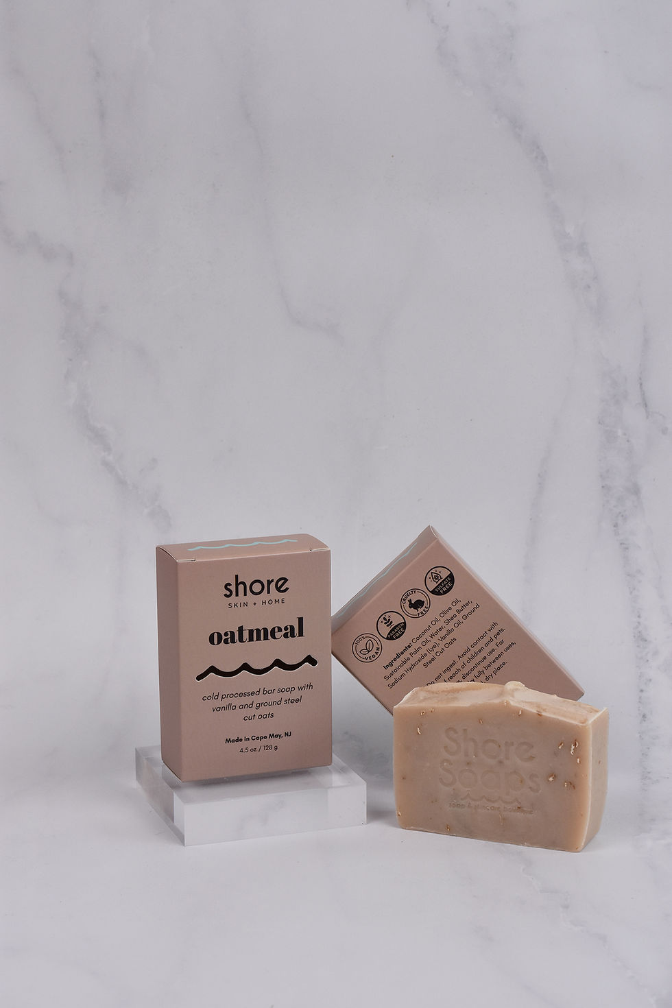 Thumbnail: OATMEAL VANILLA BAR SOAP