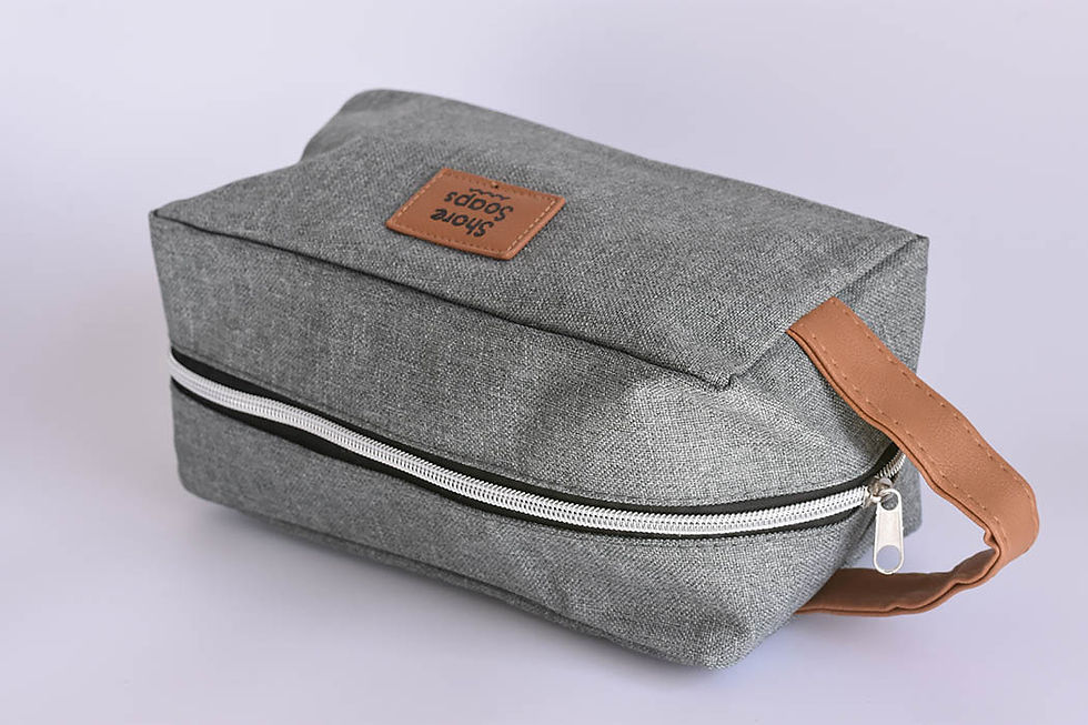 Thumbnail: CANVAS COSMETIC BAG DOPP KIT