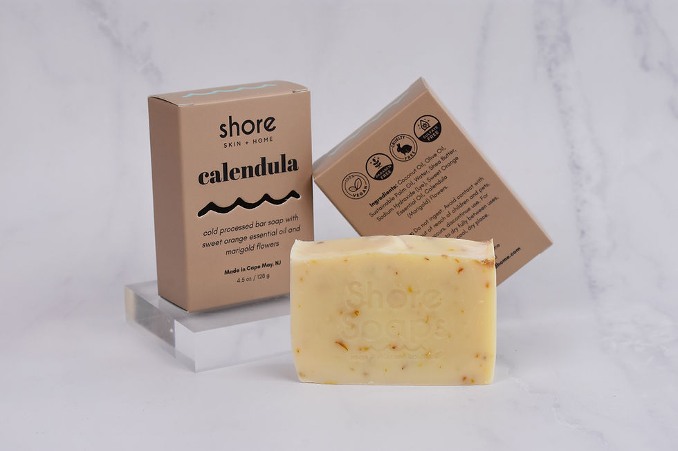 Thumbnail: CALENDULA ORANGE MARIGOLD BAR SOAP