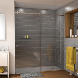Shower screen doors from Glass & Mirror Solutions