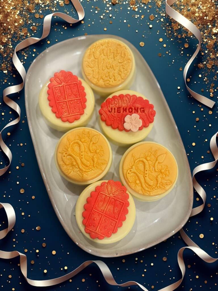 Thumbnail: Personalised Lunar New Year Chocolate Coated Oreo Gift