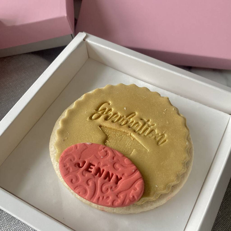 Thumbnail: Graduation Personalised Letterbox Vanilla Cookie
