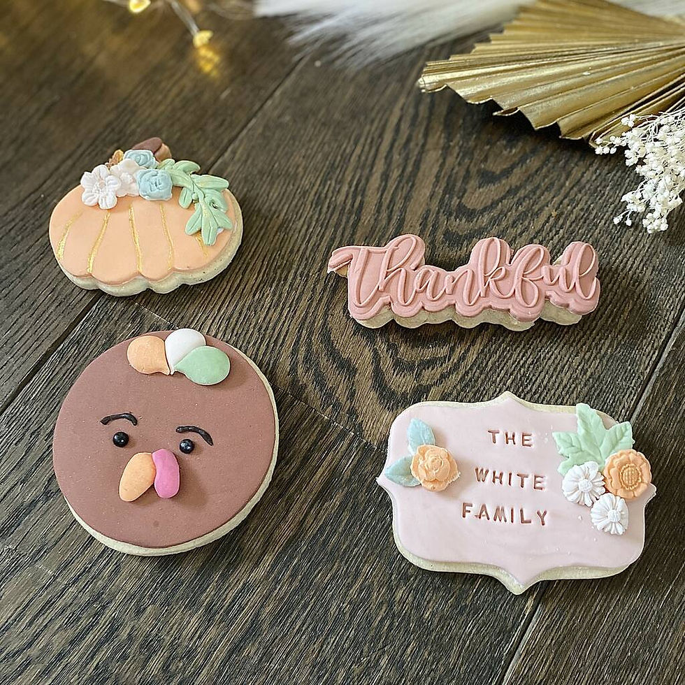 Thumbnail: Thanksgiving Personalised Vanilla Cookie Gift