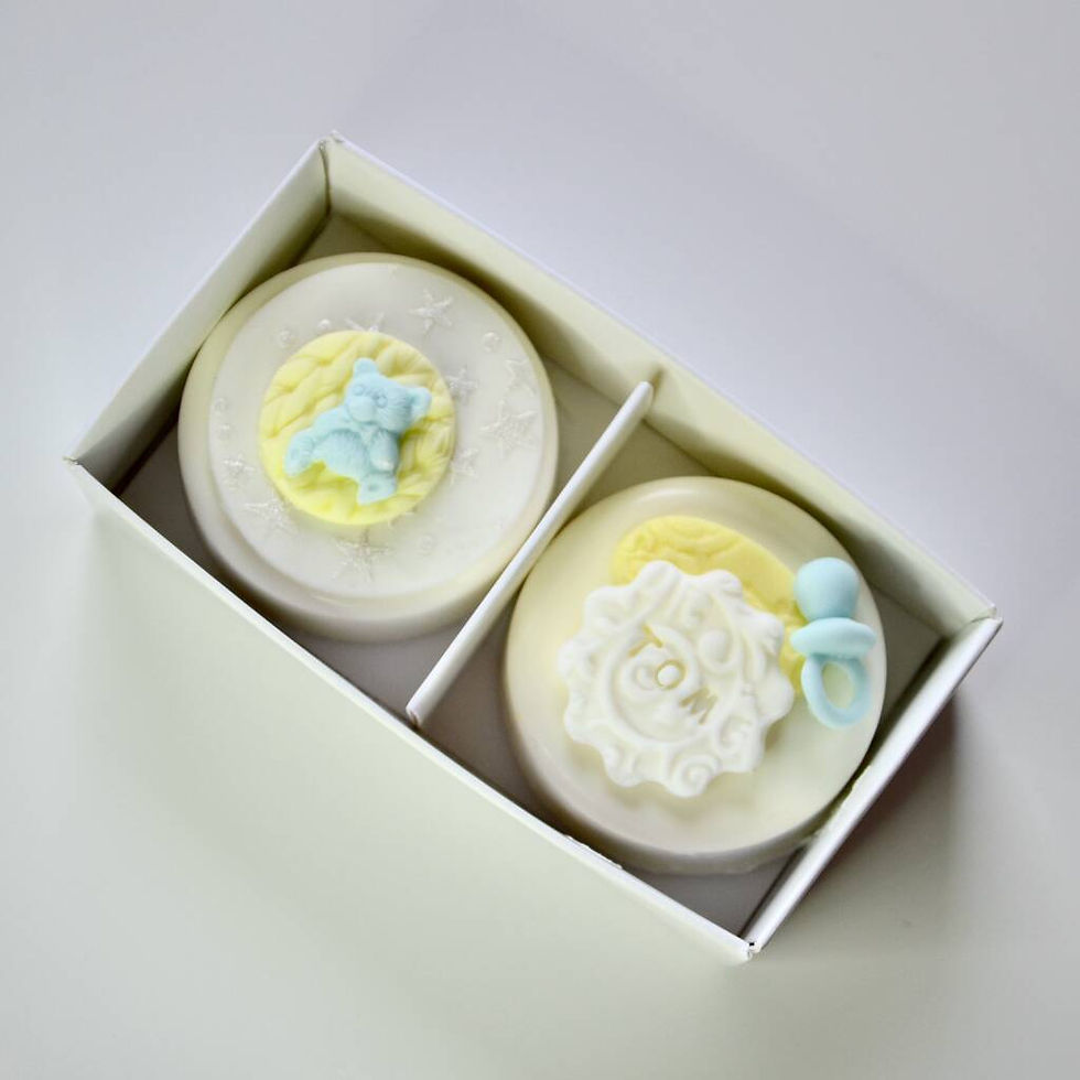 Personalised Baby Twin Chocolate Coated Oreo Gift