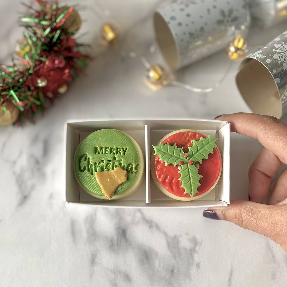 Thumbnail: Christmas Chocolate Coated Oreo Twin Stocking Filler