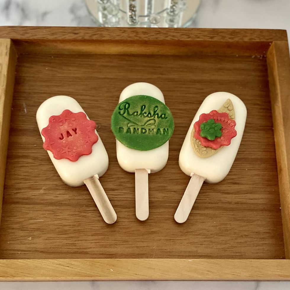 Thumbnail: Rakhi/Raksha Bandhan Trio Of Cakesicles