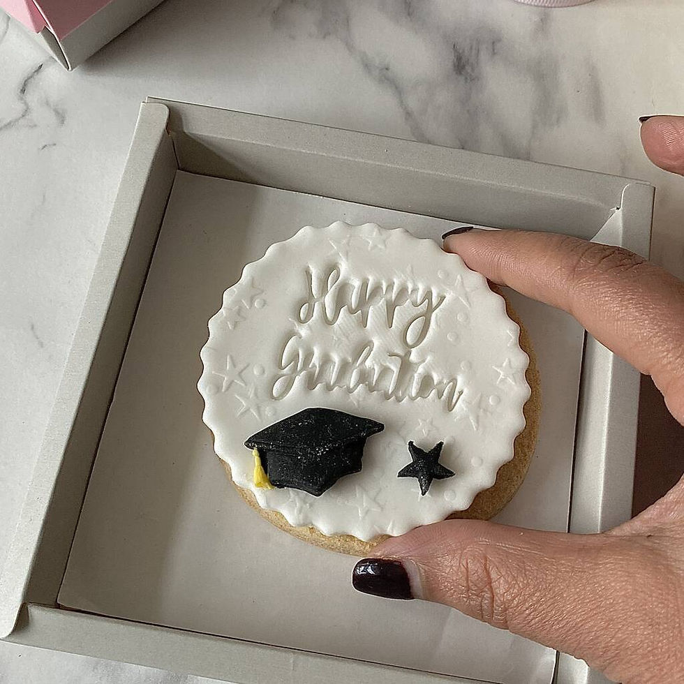 Thumbnail: Graduation Personalised Letterbox Vanilla Cookie