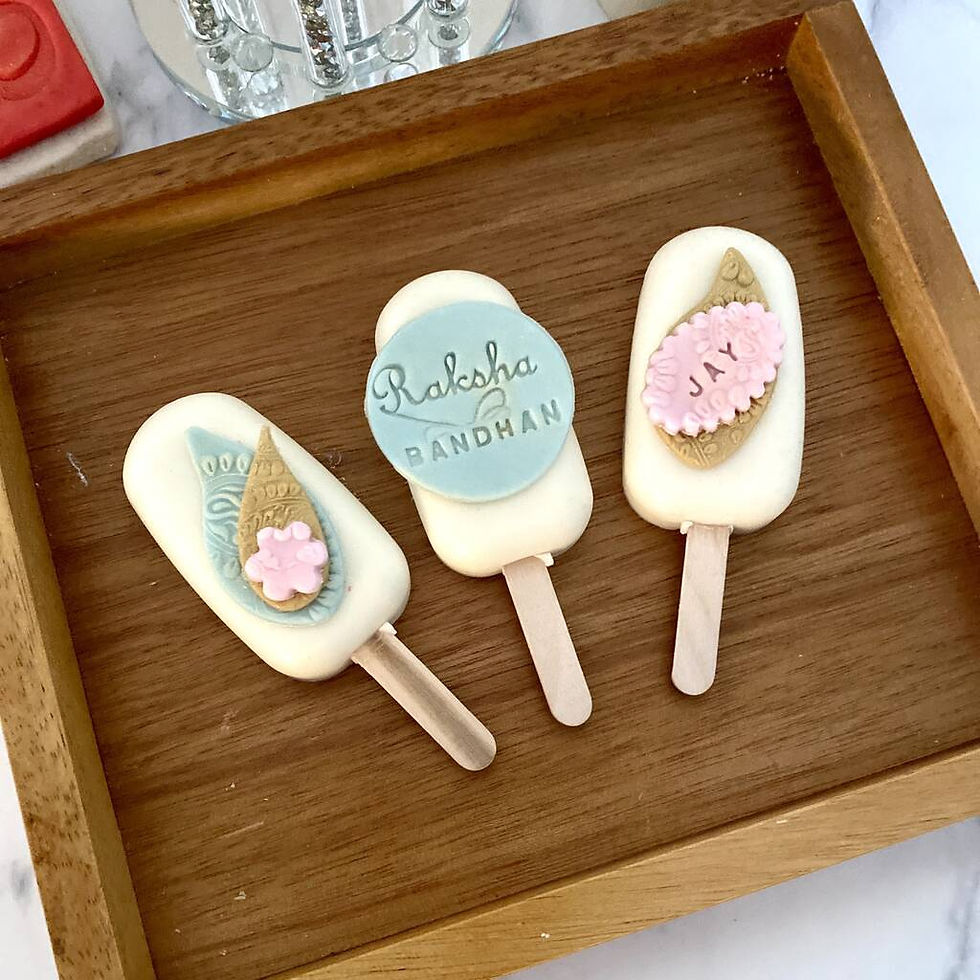 Thumbnail: Rakhi/Raksha Bandhan Trio Of Cakesicles