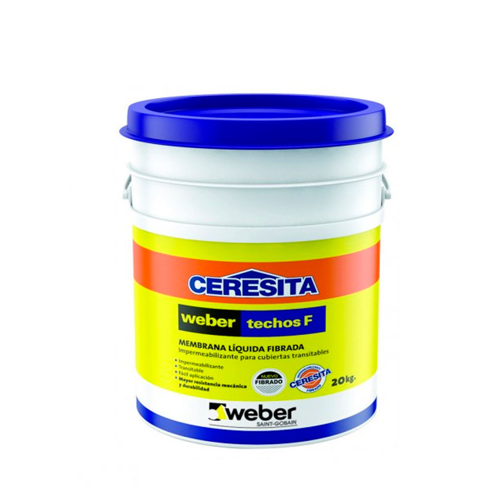 Weber techos F membrana líquida fibrado
