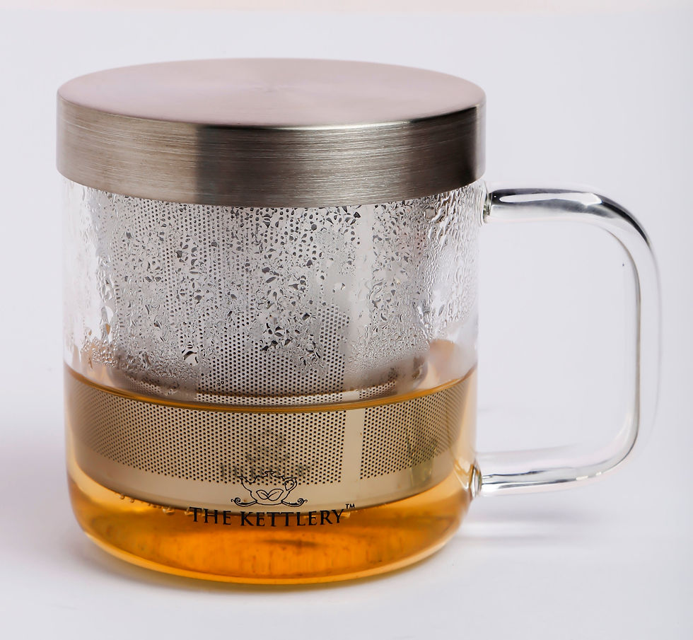 Thumbnail: Milano Glass Tea Cup with Infuser