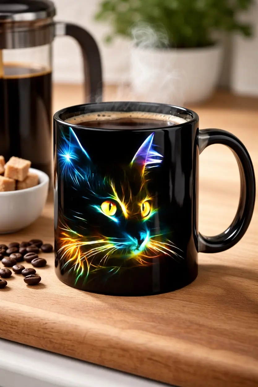 Color Change Cat Mug