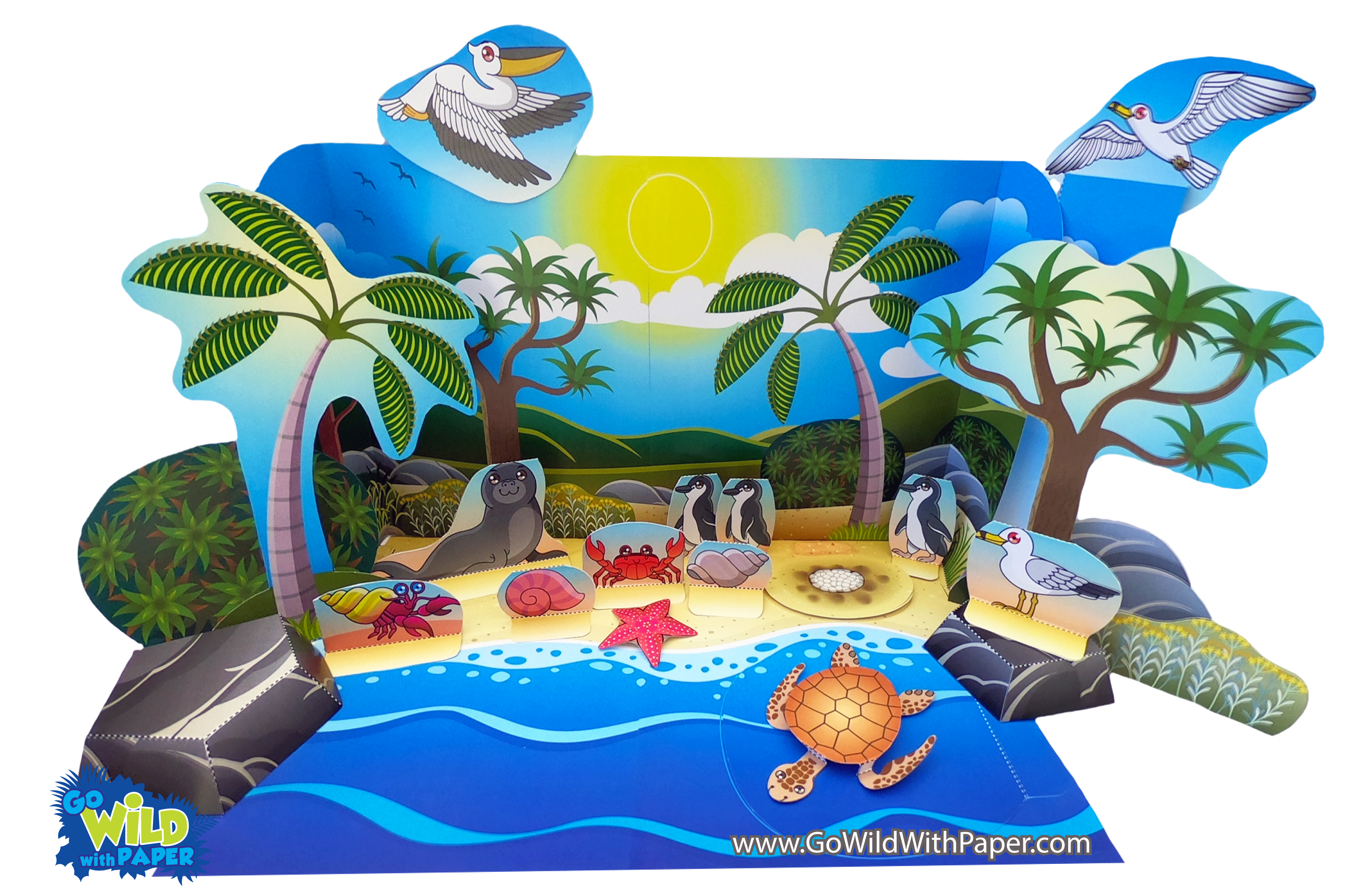 Coastal Beach Diorama Project