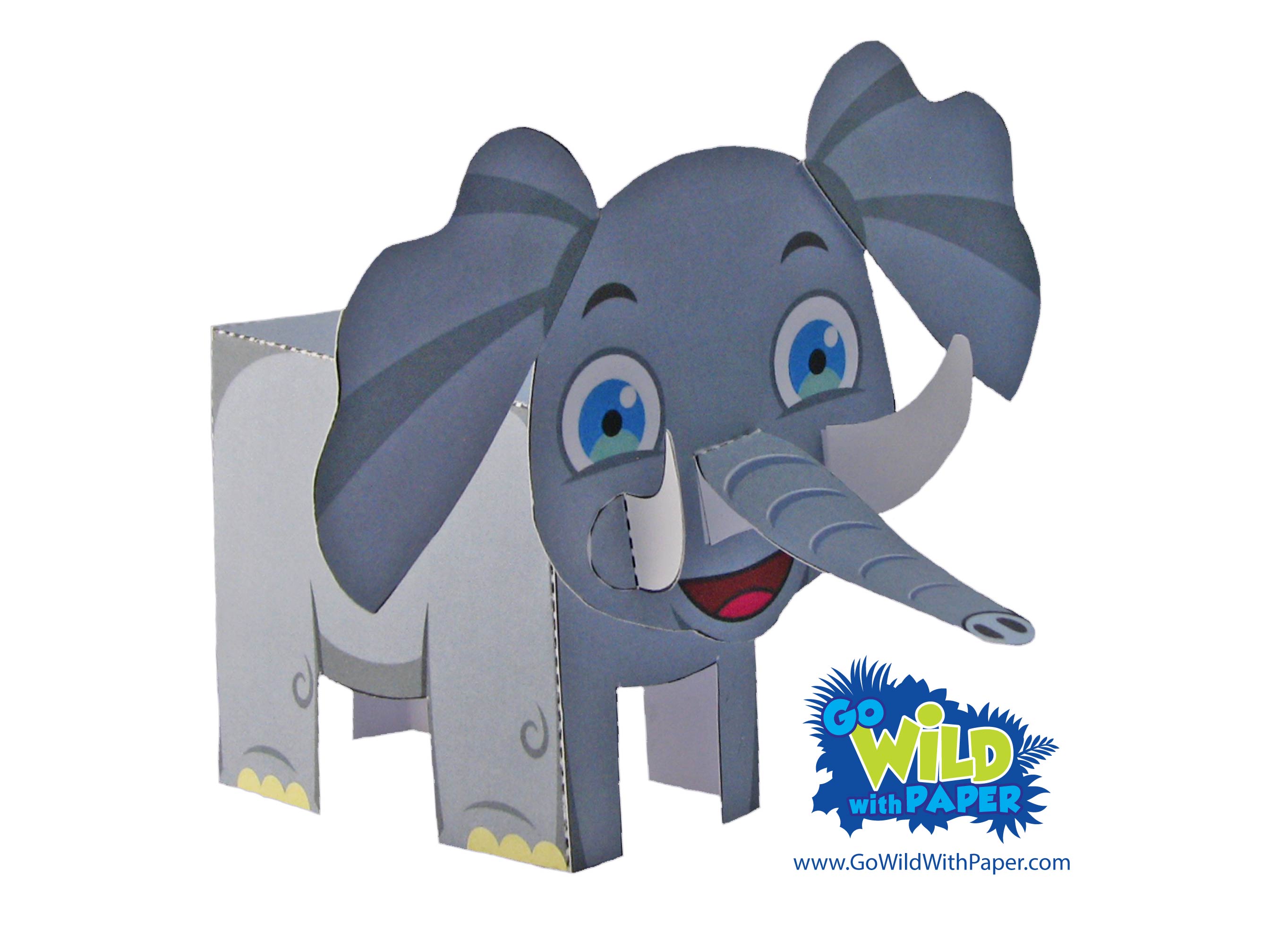 Elephant Paper Model