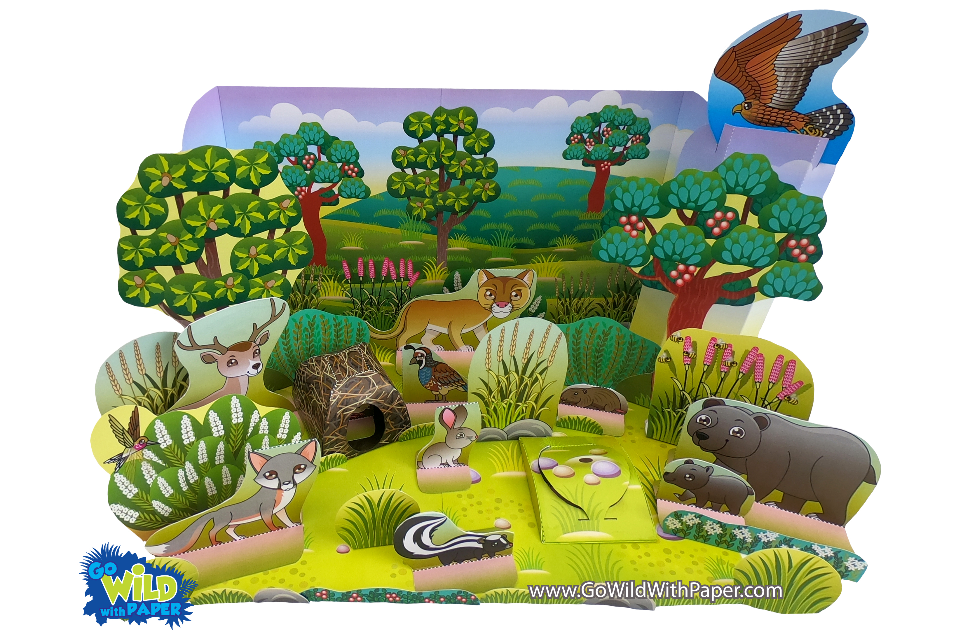 Californian Chaparral Diorama Project