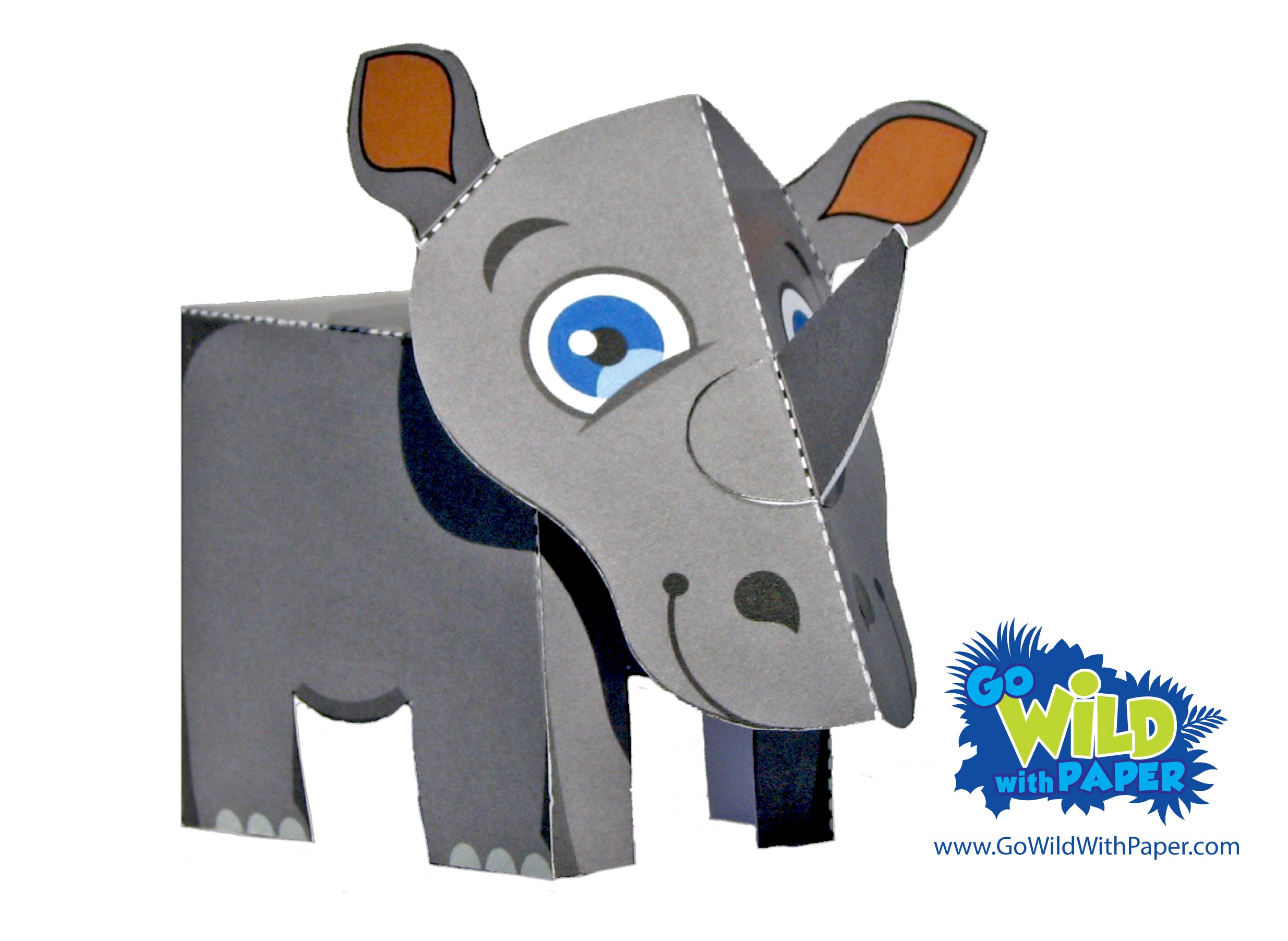 Rhino Paper Model