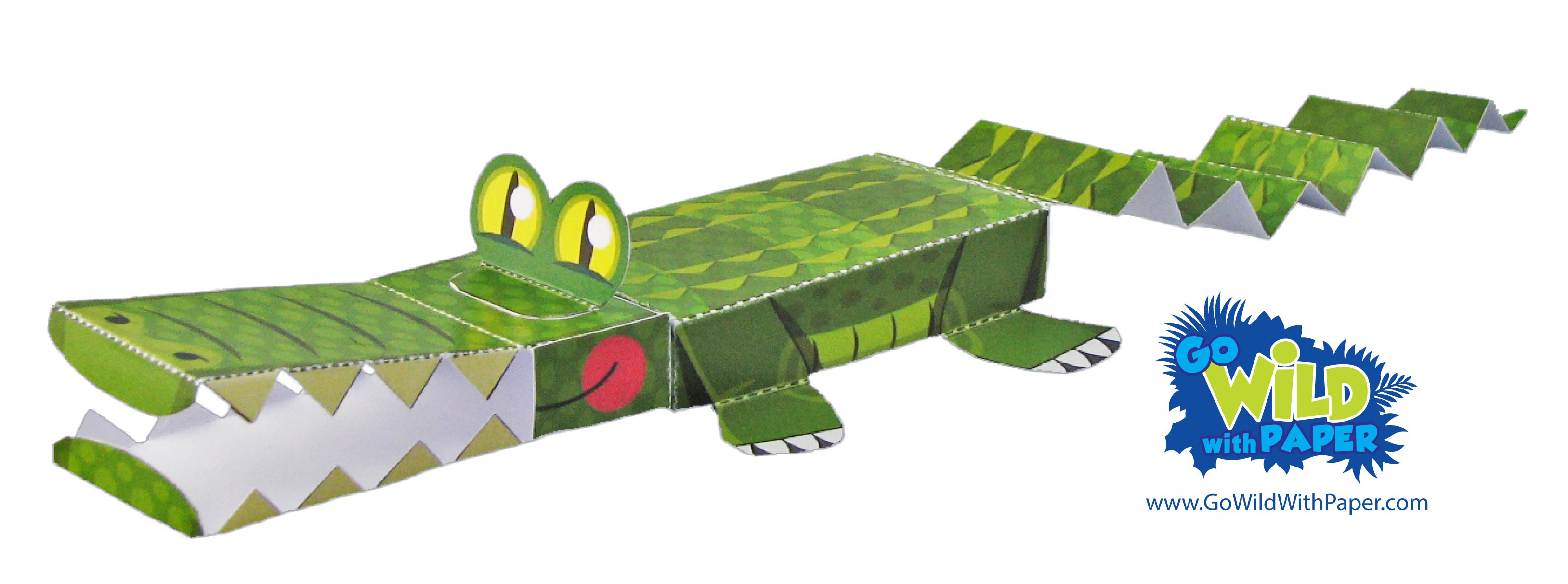 Alligator Paper Model